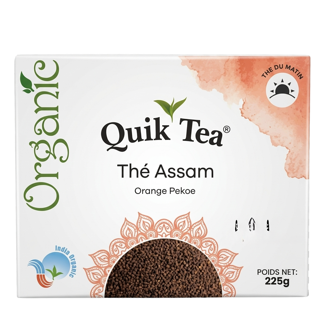 Quik Tea Organic Quik Tea Orange Pekoe 225 g buy online USA - 1